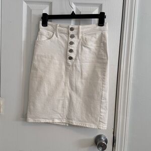 Banana Republic Denim Button-Front Skirt Size Petite 0